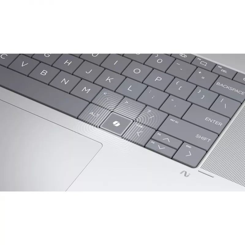 2-in-1 HP OmniBook X Flip NG AI 16-as0003nw sülearvuti, 16-tolline 3K OLED-puuteekraan, 32 GB muutmälu, 1 TB SSD, Windows 11 Home, Ultra 7 258V, Glacier Silver