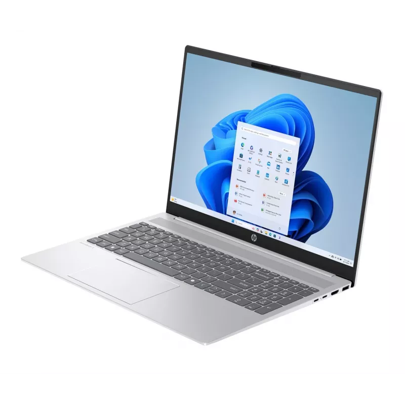 HP OmniBook 5 - Ultra 7 255U sülearvuti, 16-tolline 2K ekraan, 24GB muutmälu, 512GB SSD, Windows 11 Pro, Glacier Silver