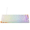 Mehaaniline mänguriklaviatuur Cherry K5 Pro TMR Compact — 65% QWERTY USB-juhtmega, RGB, magnetlüliti, oranž/valge