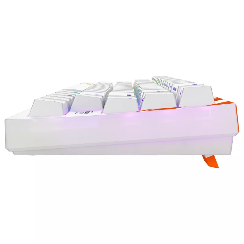 Mehaaniline mänguriklaviatuur Cherry K5 Pro TMR Compact — 65% QWERTY USB-juhtmega, RGB, magnetlüliti, oranž/valge