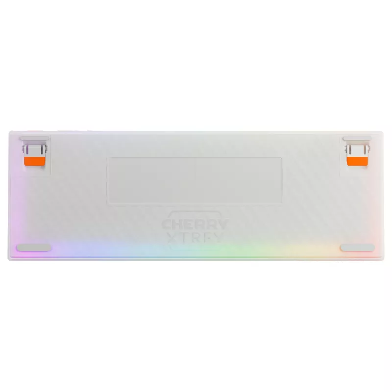 Mehaaniline mänguriklaviatuur Cherry K5 Pro TMR Compact — 65% QWERTY USB-juhtmega, RGB, magnetlüliti, oranž/valge