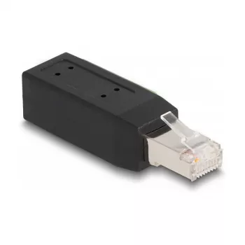 DeLOCK RJ45 pistik Cat.5e klemmiploki adapter 90° nurga all