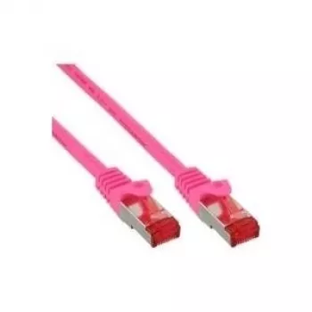 patch-kaabel InLine Cat6 S/FTP PiMF 250MHz RJ45–RJ45 PVC roosa 1.5m