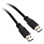 USB 3.2 Gen.1 kaabel Type A-pistik / A-pistik InLine 35215 must 1,5 m