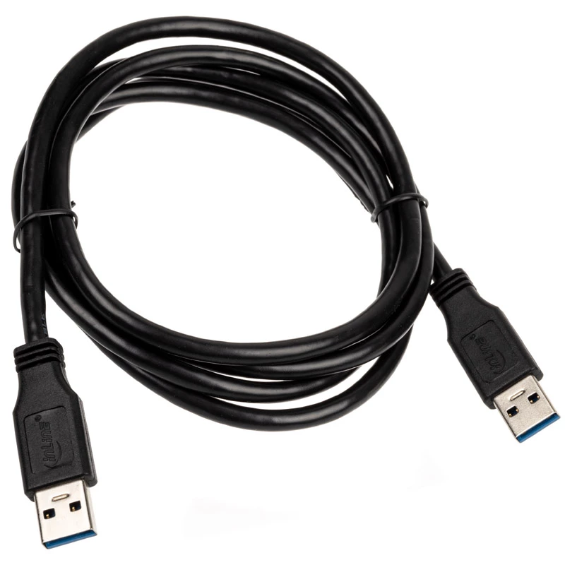 USB 3.2 Gen.1 kaabel Type A-pistik / A-pistik InLine 35215 must 1,5 m
