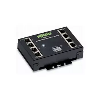 Võrgulüliti Wago 852-112 — 8-pordiline Fast Ethernet (10/100), RJ-45, täisdupleks, 2000 MAC-kirjet