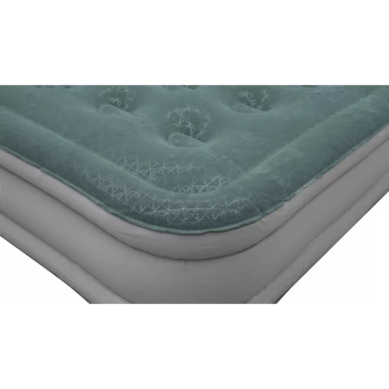 Kaheinimese õhkmadrats Outwell 400116 — PVC, 1350×2000×300 mm, roheline/hall