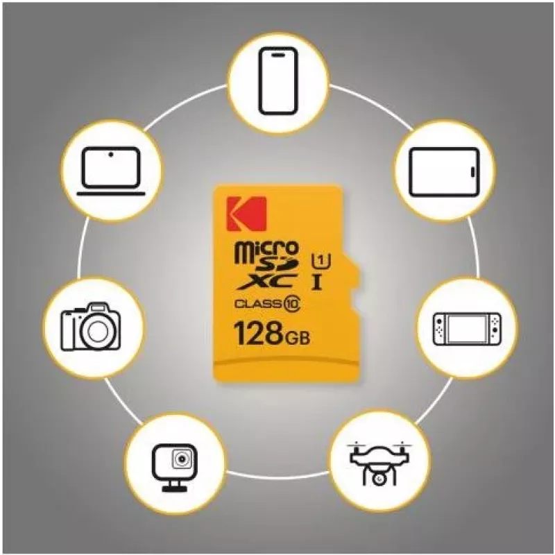 Kodak MicroSDHC 16GB UHS-I U1 V10 A1 Premium