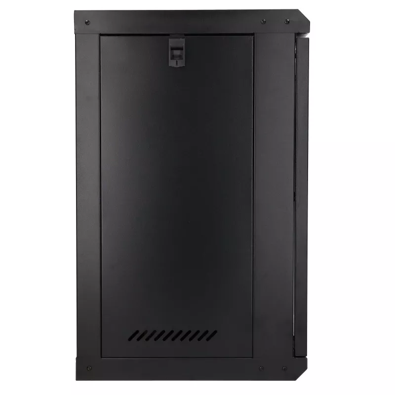 Extralink Lite 12U 530X400 SEINALE KINNITATAV Rackmount-kapp Must riiuliga