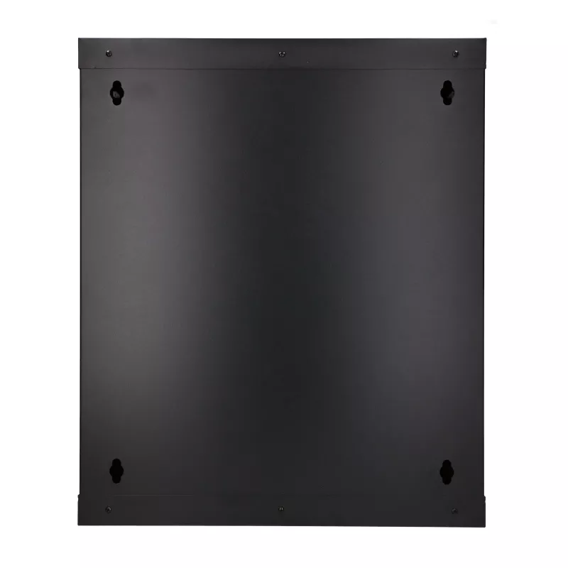 Extralink Lite 12U 530X400 SEINALE KINNITATAV Rackmount-kapp Must riiuliga