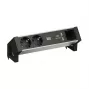 BACHMANN DESK2 ALU Must 2x Grounded Plug 1x USB-Charger 1x ABD GST18