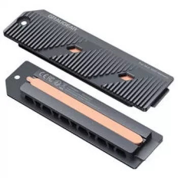 GrauGear G-PS5HS05+ Heatpipe-jahuti ja M.2 NVMe SSD jahutuslahendus PlayStation 5 Slimile ja Prole, hall