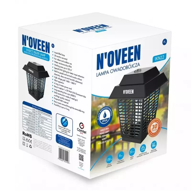Latern NOVEEN IKN22 IPX4 Professional – kaasaskantav latern pritsmekaitsega IPX4