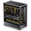 Jonsbo D401 PC-korpus, Midi Tower, ATX, karastatud klaas - must