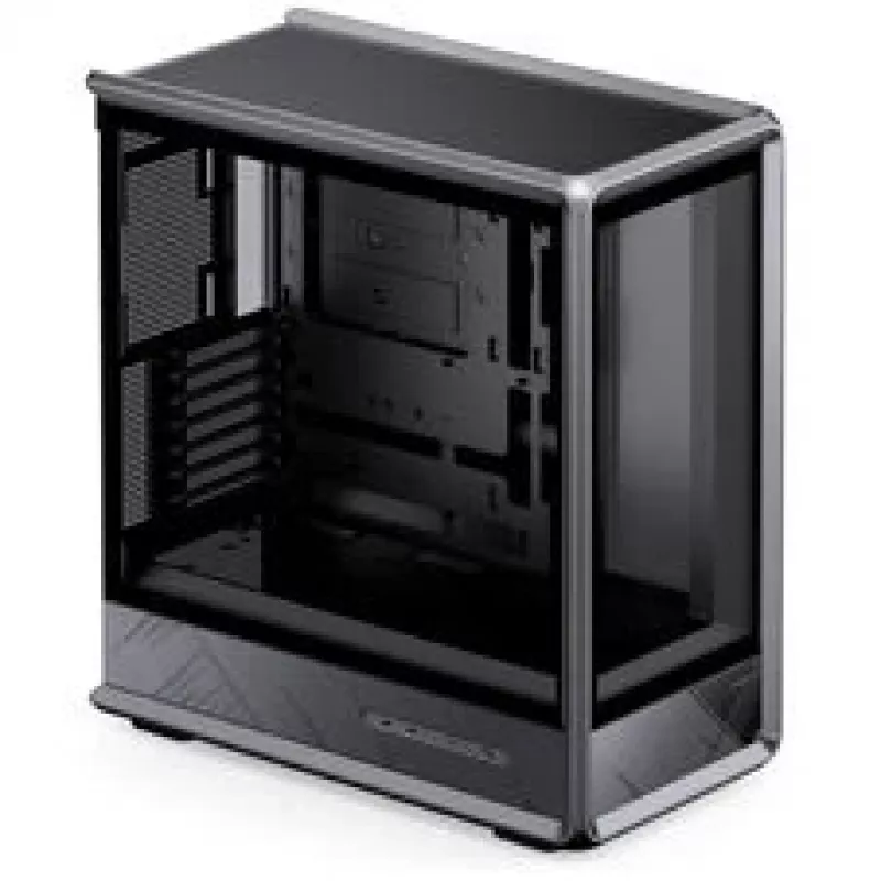 Jonsbo D401 PC-korpus, Midi Tower, ATX, karastatud klaas - must