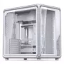 Jonsbo X400 PC-korpus, Midi Tower, ATX, karastatud klaas – valge