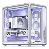 Jonsbo X400 PC-korpus, Midi Tower, ATX, karastatud klaas – valge