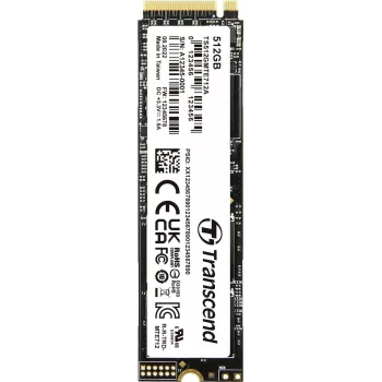 Transcend MTE712A - SSD - krüptitud - 512 GB - sisemine - M.2 2280 (kahepoolne) - PCIe 4.0 x4 (NVMe) - 256-bitine AES - isekrüpteeriv ketas (SED), TCG Opal Encryption 2.0 (TS512