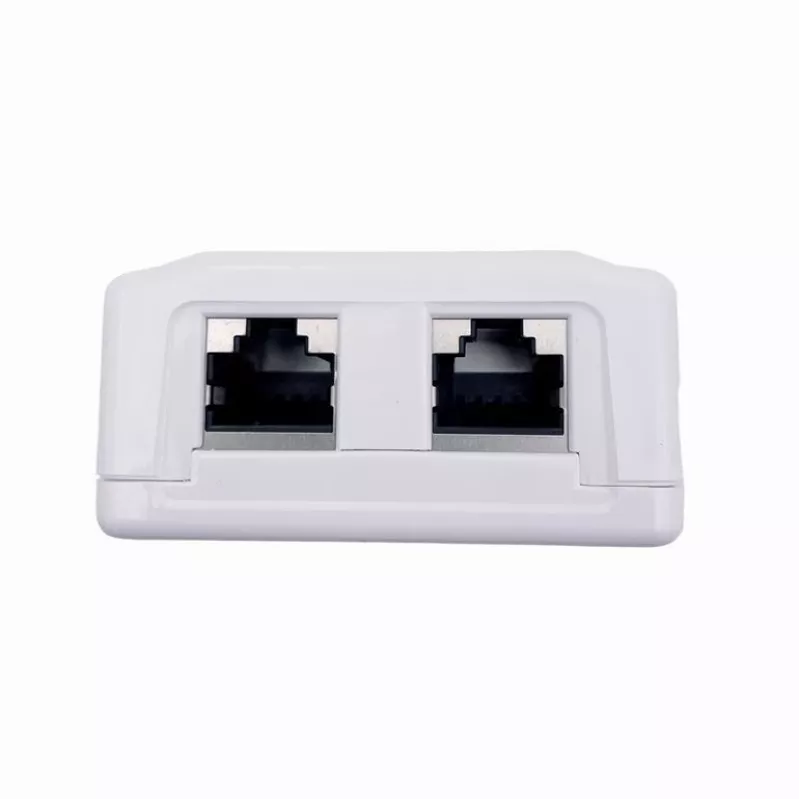 Seinale paigaldatav varjestatud võrgupesa GEMBIRD Gniazdo natynkowe 2×RJ45 Cat6A FTP