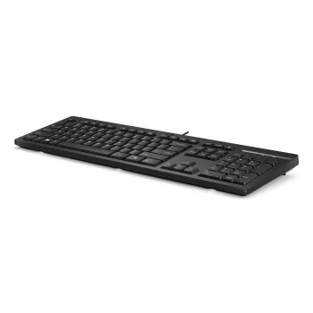 HP 125 juhtmega klaviatuur, täissuuruses, USB, membraan, must