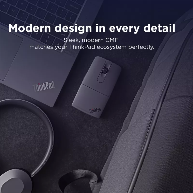 Juhtmevaba kahekäeline Bluetooth-hiir Lenovo 4Y51T62792 — IR LED, 4000 DPI, 7 nuppu, ratas, hall