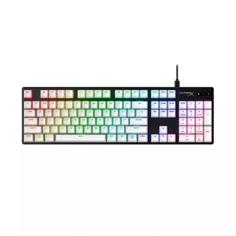 Klaviatuuri klahvikomplekt, HP HyperX Full key Set Keycaps, valge, ühildub HyperXi ja enamiku mehaaniliste klaviatuuridega