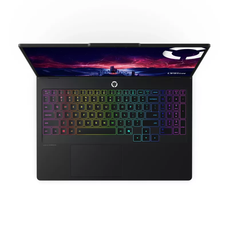 Lenovo Legion Pro 5 16AFR10 AMD Ryzen™ 9 9955HX sülearvuti 40,6 cm (16 tolli) WQXGA 32 GB DDR5-SDRAM 1 TB SSD NVIDIA GeForce RTX 5070 Wi-Fi 7 (802.11be) Windows 11 Home saksa must