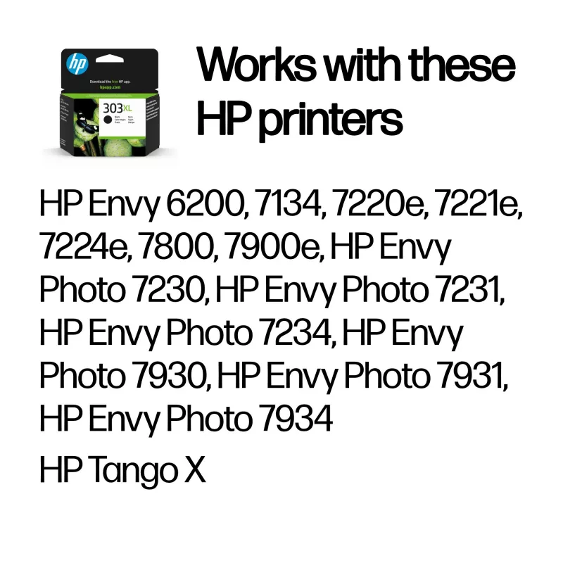 HP 303XL suure mahutavusega must originaaltindikassett