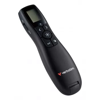 Verbatim Keynote juhtmevaba esitluspult LCD-ekraaniga, RF, USB, 30 m, must