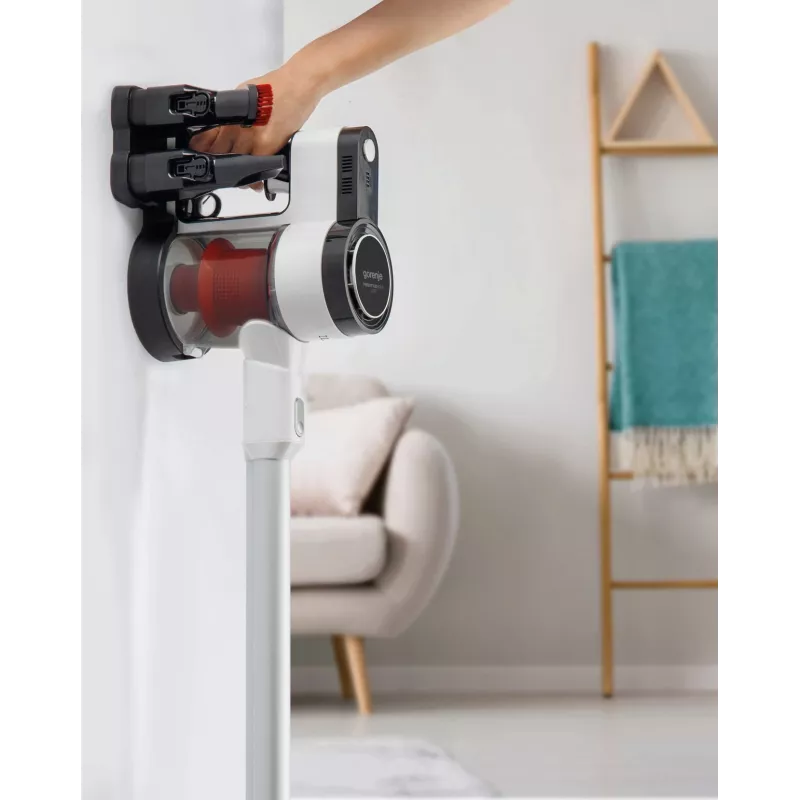 Gorenje SVC216FMLW akutoitel kepptolmuimeja kuiv HEPA tolmukotita 0,5 L 135 W must, valge