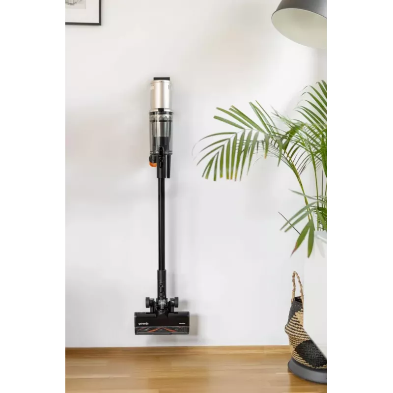 Gorenje SVC259441NFGO 2-in-1 pulkpuhasti Aku Kuiv HEPA Kotita 0,6 L 350 W Kuldne