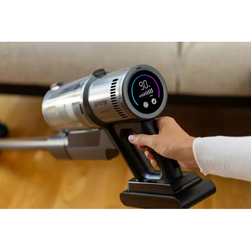 Gorenje SVC296449NMBL 2-in-1 stick-tolmuimeja Aku Kuiv HEPA Kotita 0,6 L 550 W Antratsiit