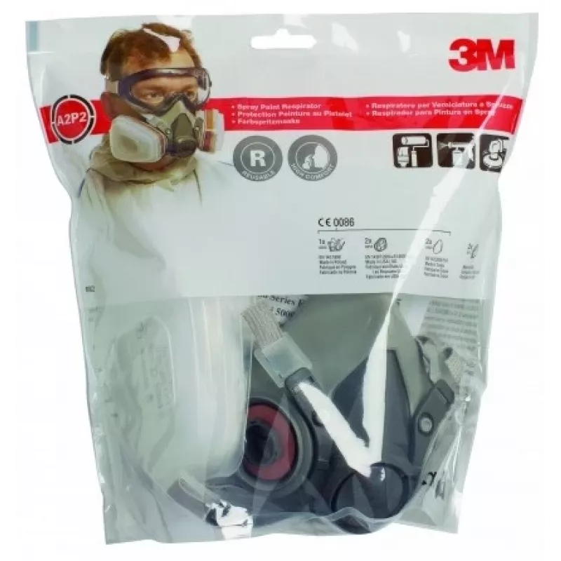 3M 6002C korduvkasutatav respiraator