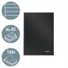 Leitz Notesülearvuti Solid kõva kaas A5 joonitud 90 grammi 80 lehte, ühevärviline, must, A5, 80 lehte, läikiv, 80 g/m²