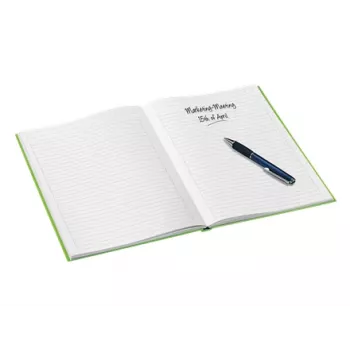 Leitz Notebook WOW A4 joonega kõvakaanega 90g/80 lehte, muster, roheline