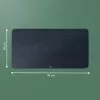 Leitz Large Felt Desk Mat, tumehall, vilt, 360 mm, 700 mm, 3 mm, 400 g