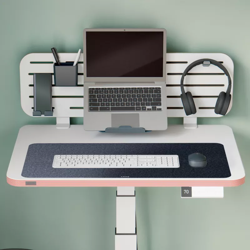 Leitz Large Felt Desk Mat, tumehall, vilt, 360 mm, 700 mm, 3 mm, 400 g
