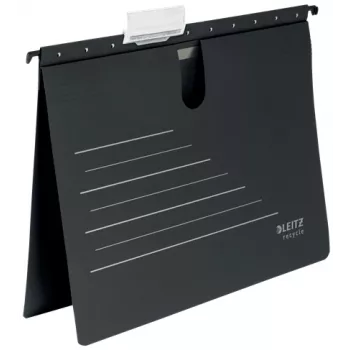 Leitz Alpha® taaskasutusest papp-rippkaust, A4, must, papp, 348 mm, 2 mm, 270 mm