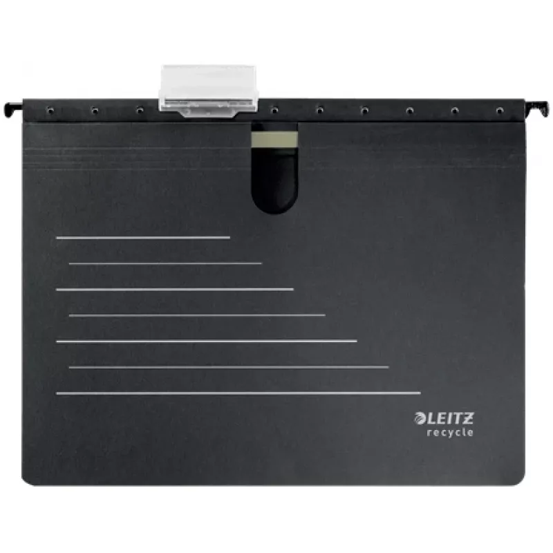Leitz Alpha® taaskasutusest papp-rippkaust, A4, must, papp, 348 mm, 2 mm, 270 mm