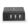 Lindy 4-pordiline USB tüüp C ja A nutilaadija toiteedastusega, 72 W
