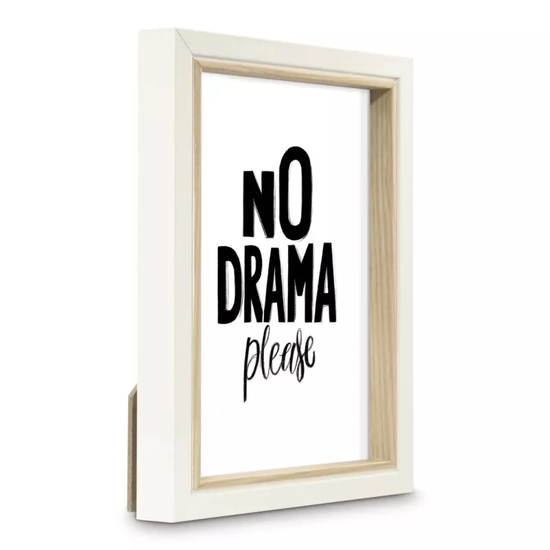 Ühe pildi raam HAMA Aura — puit, valge, sobib 150 × 200 mm pildile (FSC)