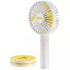 Unold Breezy 86610 käsiventilaator, valge/kollane