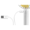 Unold Breezy 86610 käsiventilaator, valge/kollane