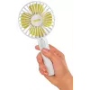 Unold Breezy 86610 käsiventilaator, valge/kollane