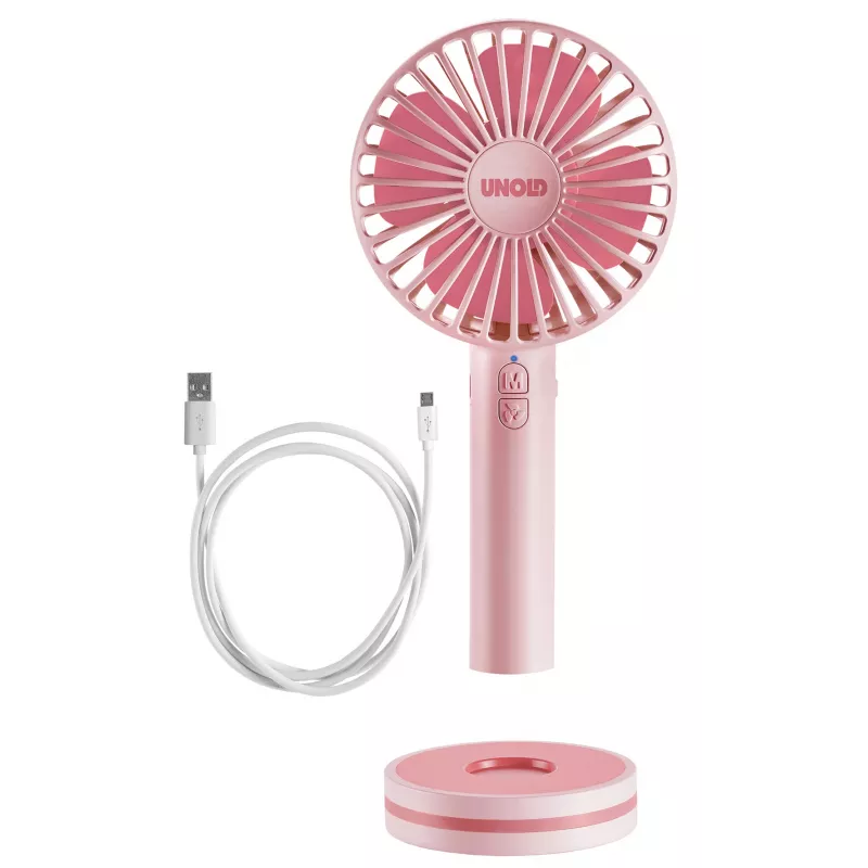 Unold Breezy 86614 käeshoitav ventilaator, roosa