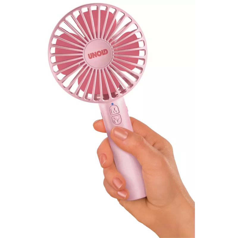 Unold Breezy 86614 käeshoitav ventilaator, roosa