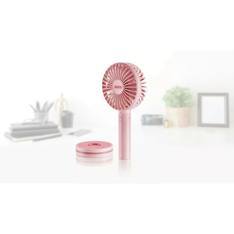 Unold Breezy 86614 käeshoitav ventilaator, roosa