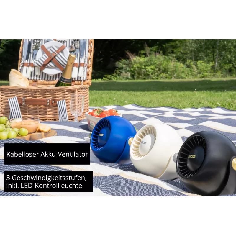Unold Breezy Bowl 86675 väike isiklik ventilaator, must