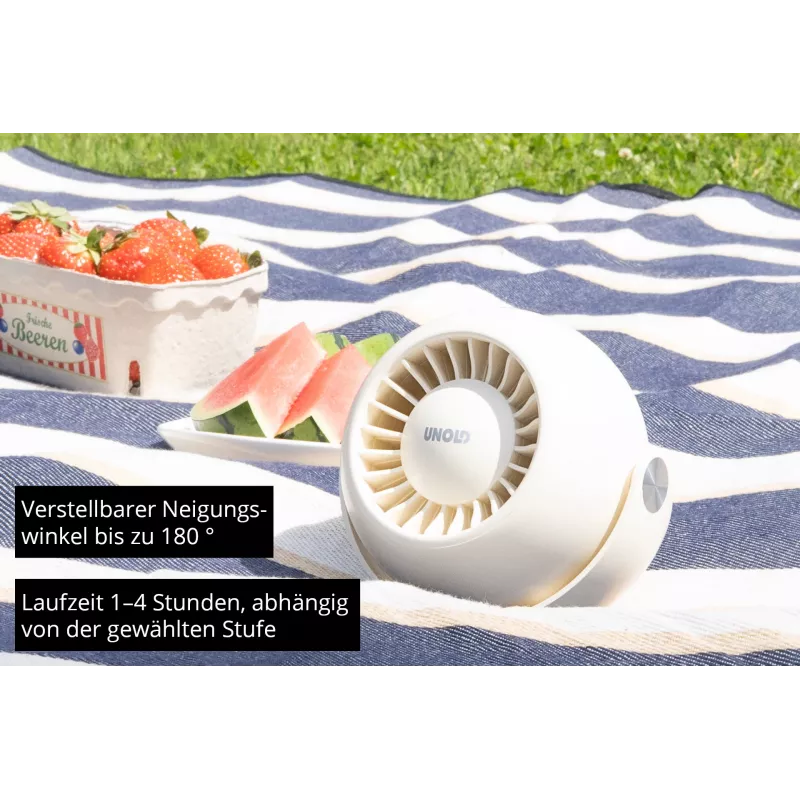 Unold Breezy Bowl 86675 väike isiklik ventilaator, must