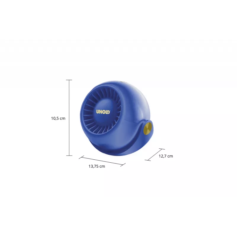 Unold Breezy Bowl 86679 kompaktne isiklik ventilaator, must/sinine